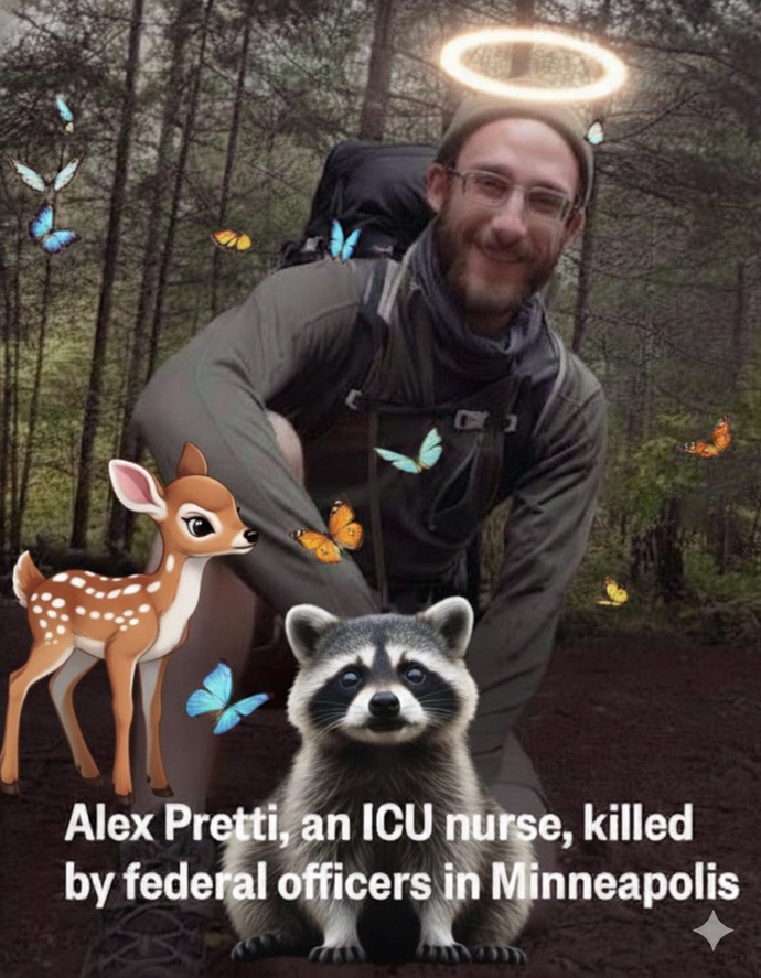 Why would MSNow alter Alex Pretti's image?