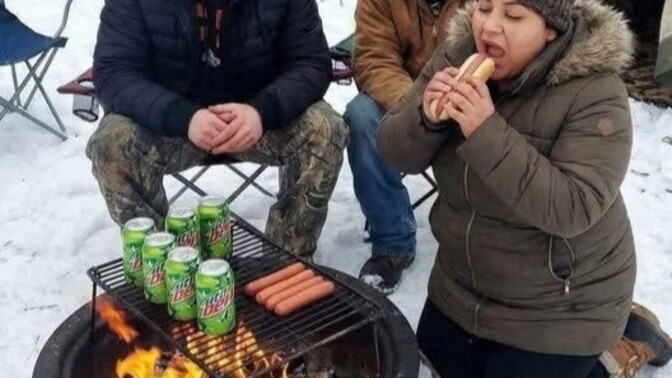 Is BBQing cans of pop an American or Canadian thing?
