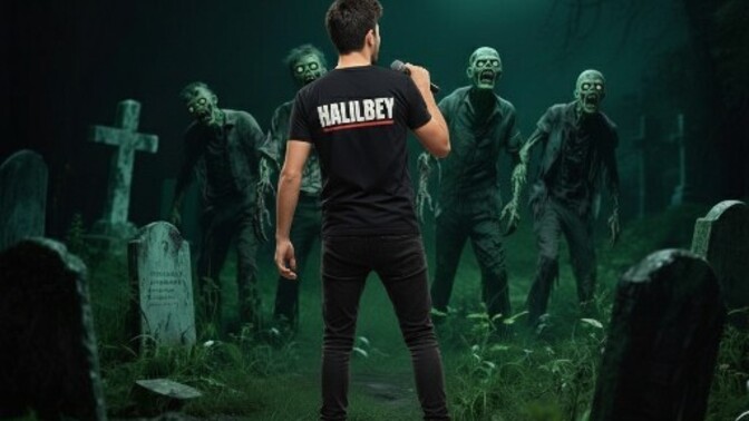 What was the last song you listened to? I want to sing it to the zombies?