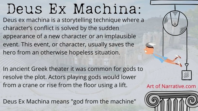 Have you ever had a real-life "Deus ex machina" moment?