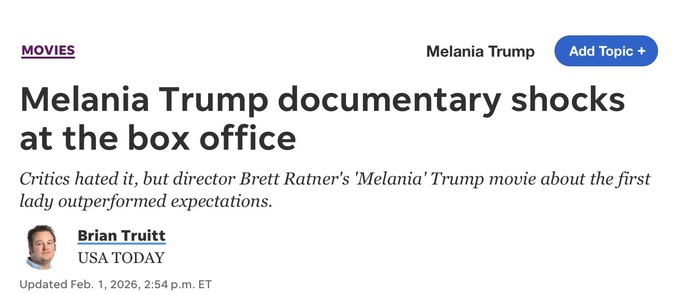 Will you see the new Melania movie?