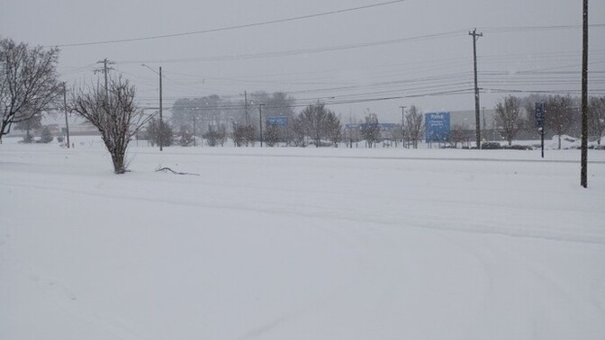 Has anyone in the Southern or Eastern USA received snow?