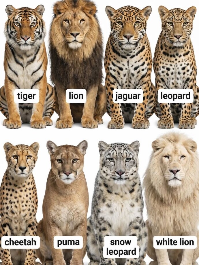 Which Is Your Favorite Big Cat?