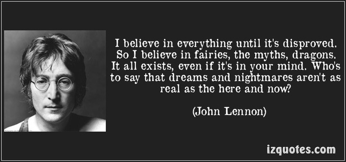Why do you believe things when there is no evidence that they are true?