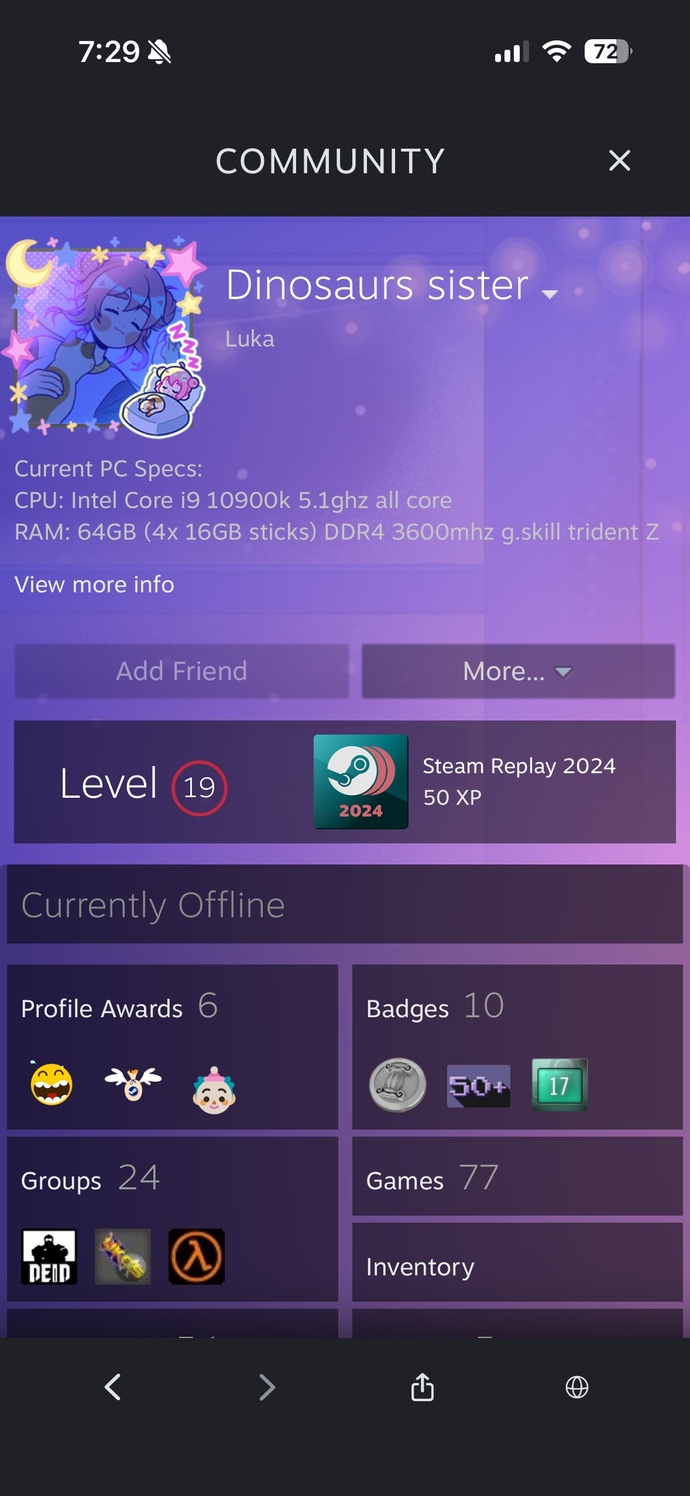 Would anyone be willing to help me report some steam users that are harassing me?