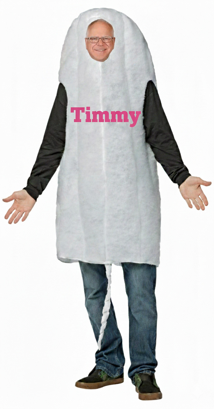 Is The Fact That Tampon Tim Walz Never Got The Chance To Be Just One Heartbeat Away From the Presidency Proof That God Does Exist?