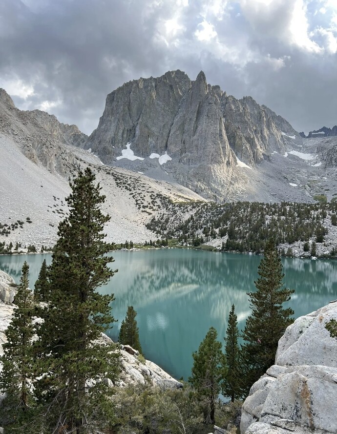 Which lake looks more beautiful?