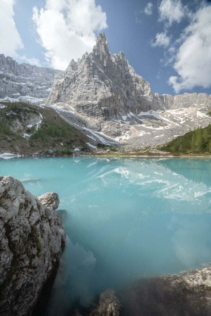 Which lake looks more beautiful?