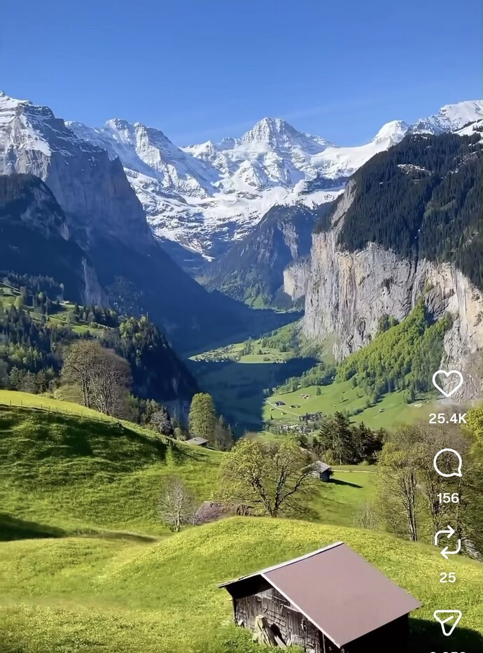 Which place look more beautiful?