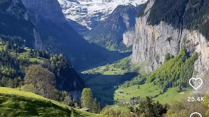 Which place look more beautiful?