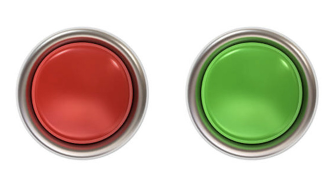 If you had the choice of hitting a red button or a green button. To win money (explenation in the description)?