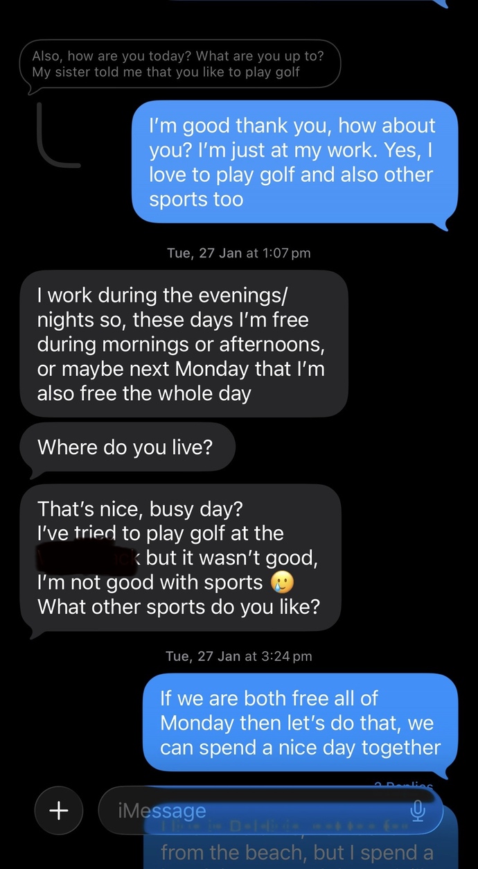 What do you think of this situation after the first date?