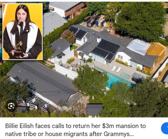 So if celebrities believe in open borders and think we live on stolen land should we use their mansions for illegals?