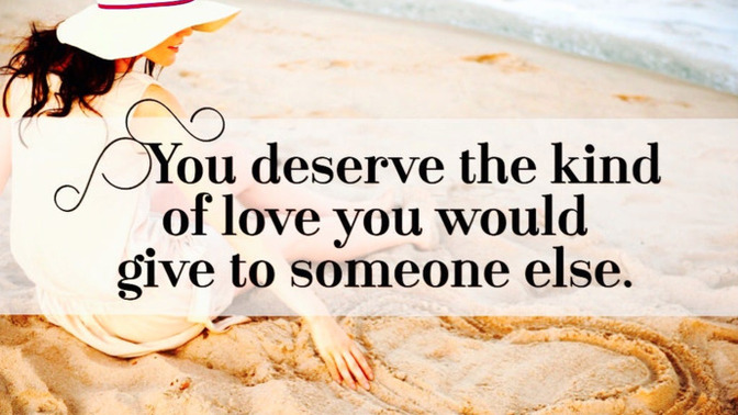 Why do people say you need to love yourself to love someone else?