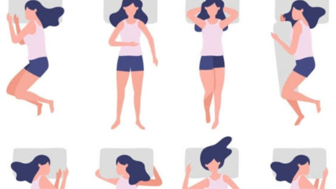 Which position do you sleep in most comfortably?