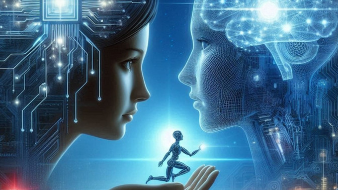 Do you think ai says a lot about humanity since it's based on humans?