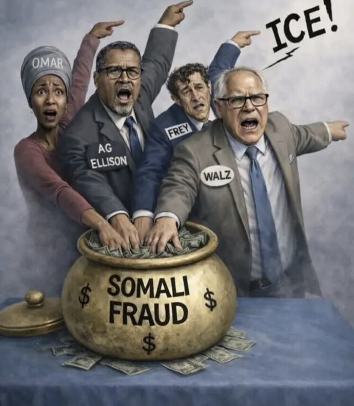 Isn’t it obvious that Minnesota is using ICE as a diversionary tactic for what’s really going on?