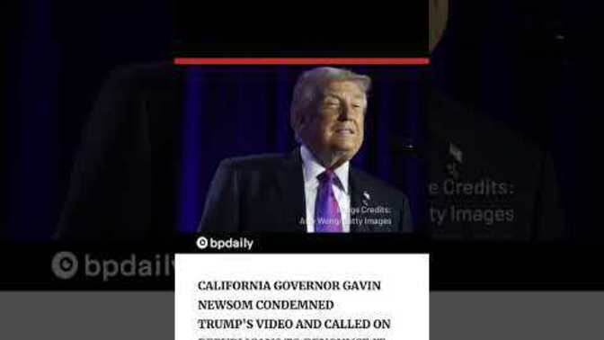 Was this Trump's way of celebrating Black History Month... why did they take the video down?