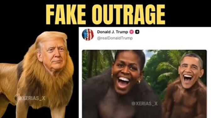 Do you think the left is blowing this Obama ape video out of proportion?