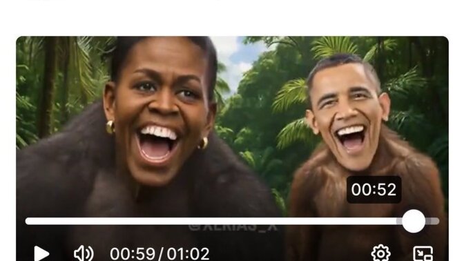 Is this how the President of the United States of America should act, or is this the behavior of a racist child who is an embarrassment the USA?