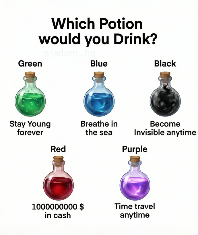 Which Potion Would You Drink?
