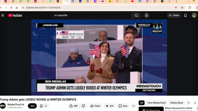 Well Vance and wifey got completely booed out of the arena during Olympic opening ceremonies , should President and VP even go to Foereign events?