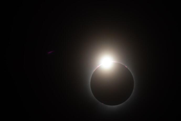 Total solar eclipse. Dennistown, Maine. Monday, 4/8/2024 (1 of 4).