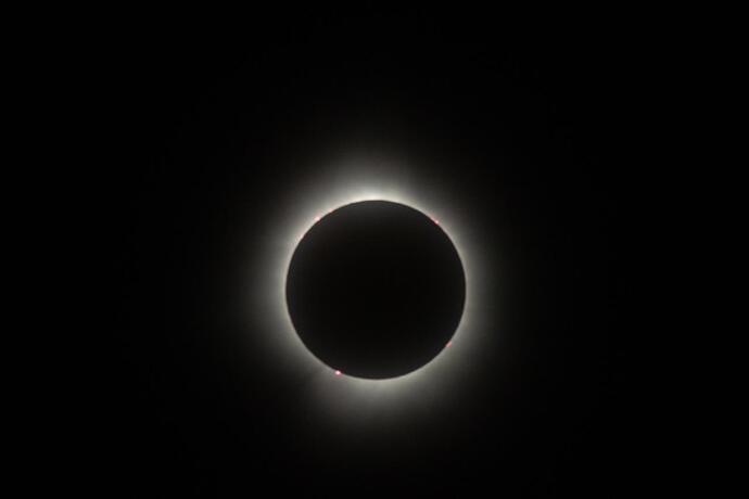 Total solar eclipse. Dennistown, Maine. Monday, 4/8/2024 (3 of 4).