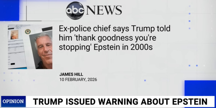 Why isnt the Media Reporting that Trump warned the police about Epstein in 2006?