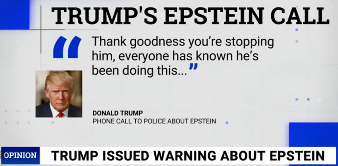 Why isnt the Media Reporting that Trump warned the police about Epstein in 2006?