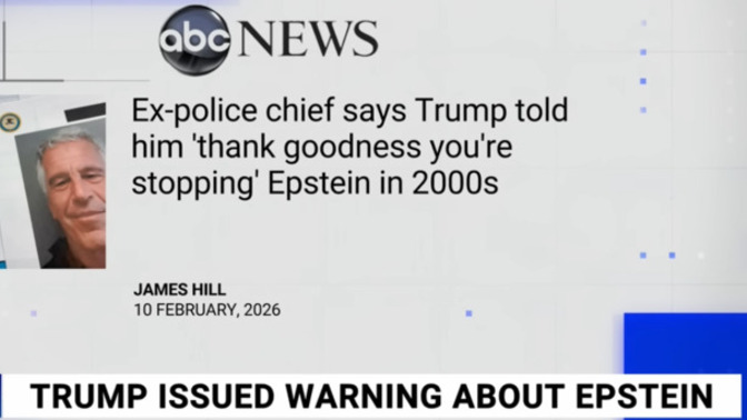 Why isn't the Media Reporting that Trump warned the police about Epstein in 2006?