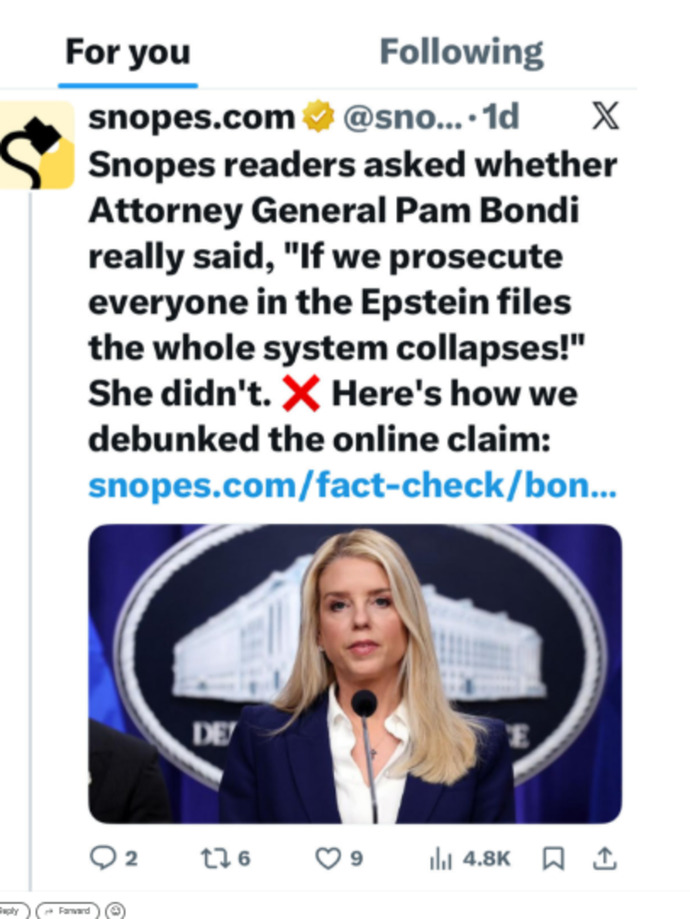 So... Epstein list and migrants, too many to prosecute?