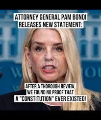 What do you think about Pam Bondi's meltdown at the Congressional hearing yesterday?