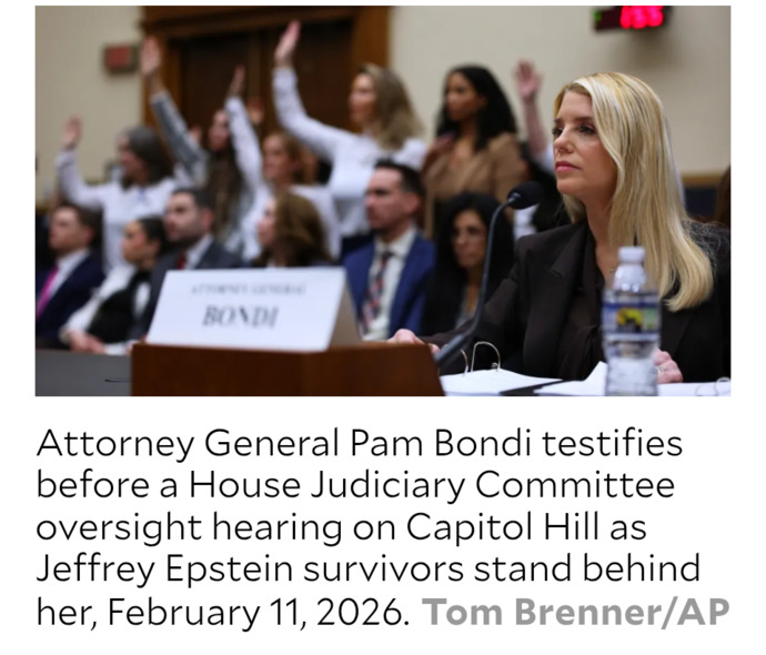 Why wont AG Bondi apologize to the Epstein survivors whose names were exposed in the files?