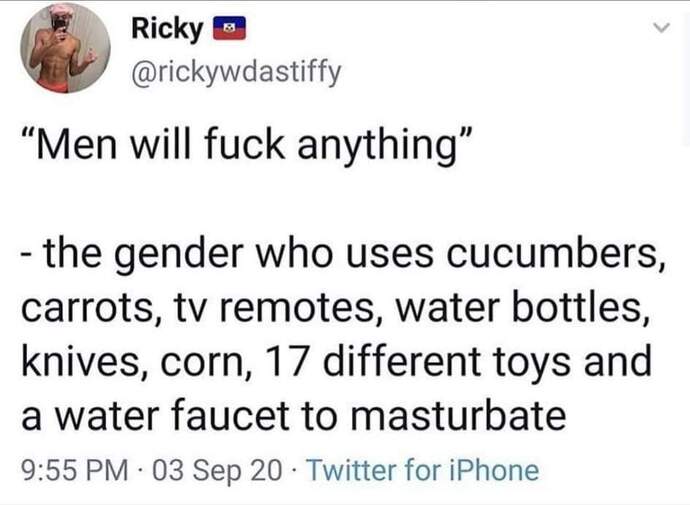 Will most men just shag anything?