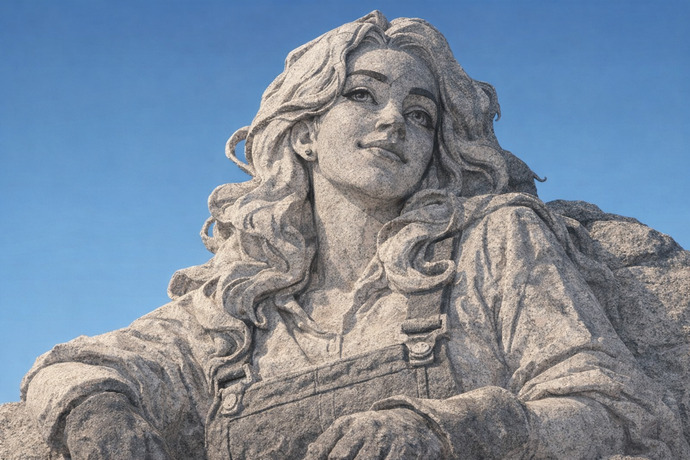 What do you think you would look like if sculpted in stone?