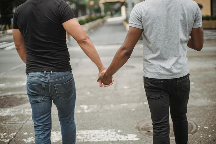 Do you think guys walking hand in hand feminine?