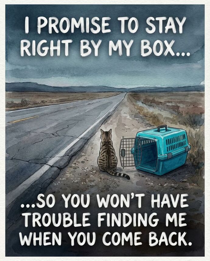 Shame on anyone who would do this. 🐱