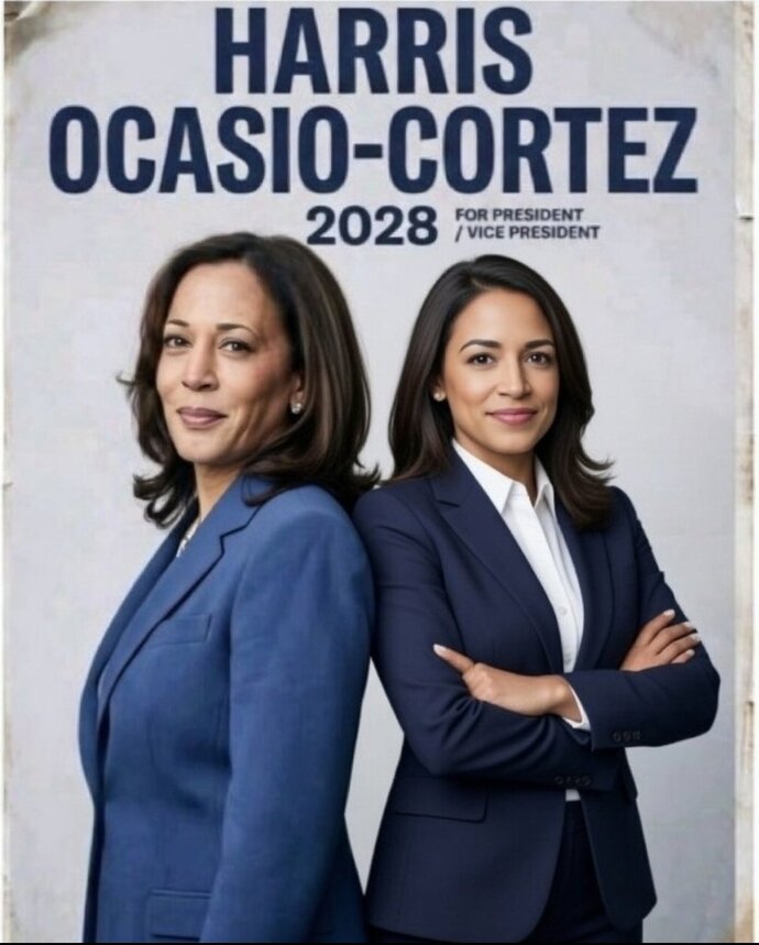 Would You Vote For Kamala For Presidential Candidate and AOC For VP In 2028?