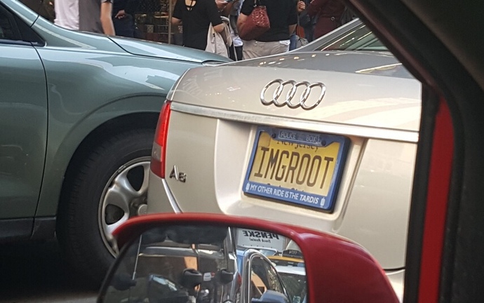 Do you have a vanity license plate?