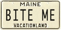 Do you have a vanity license plate?