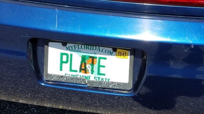 Do you have a vanity license plate?