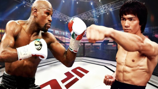 How can Bruce Lee not beat Mayweather in a boxing matcb?