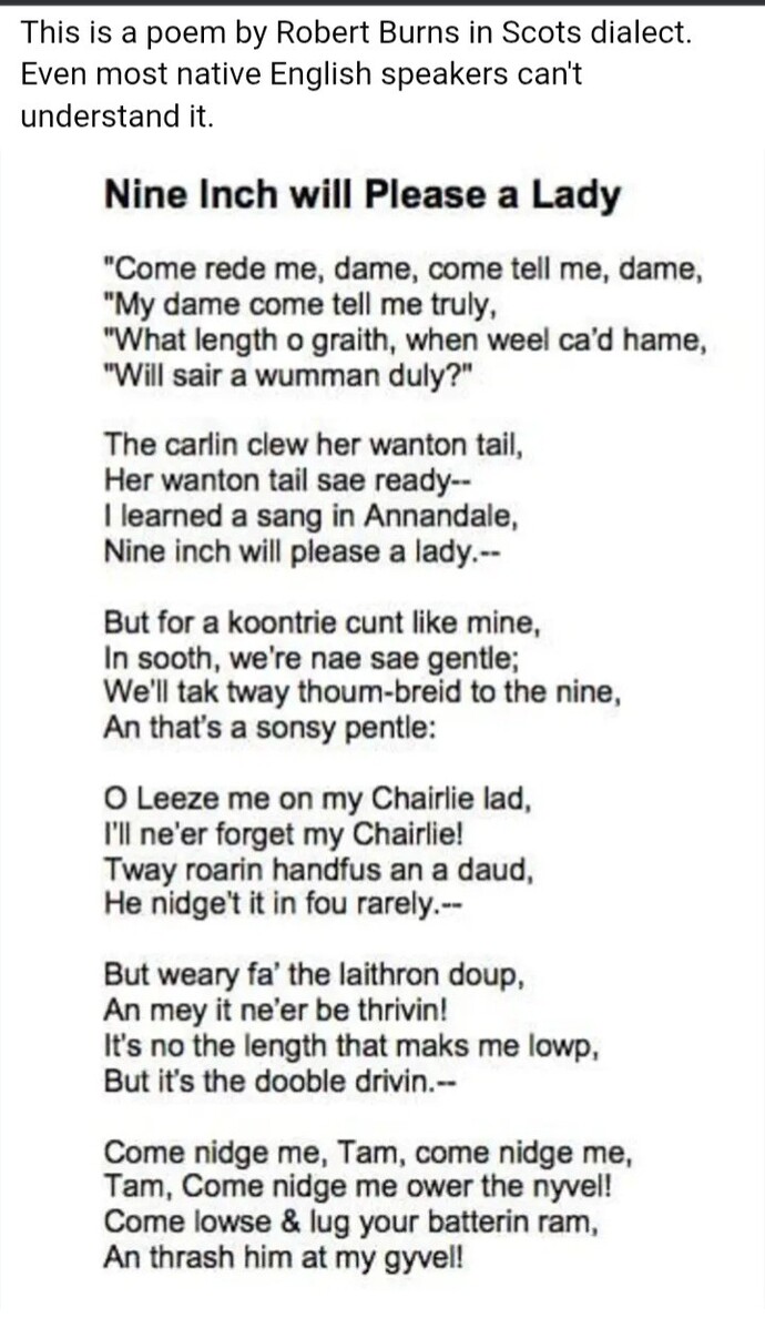 Do you understand Scots?
