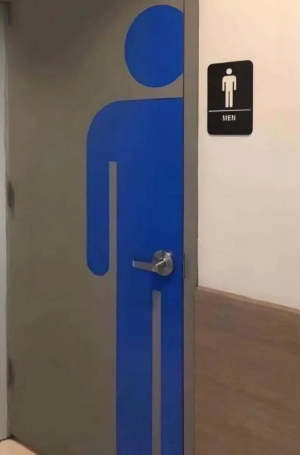 Which HANDLE do you use to OPEN the doors?