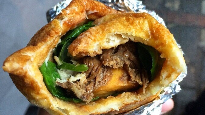 Would you eat a Yorkshire pudding burrito?