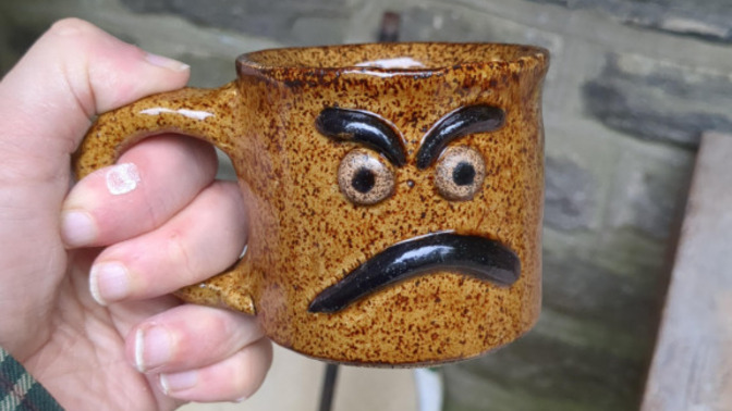 Do you have an intimidating mean mug?