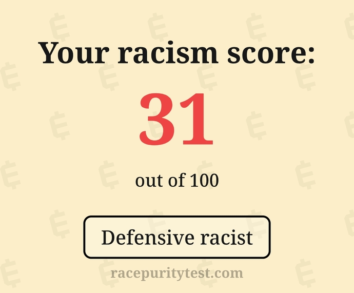 What Was Your Score On This Racism Assessment Test?