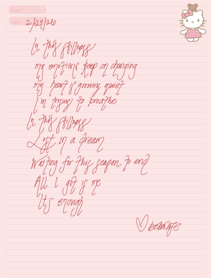 poem numero tres