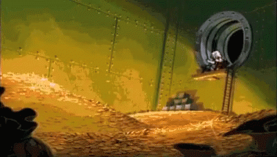 If it were somehow physically possible to swim in a giant bin of gold coins would you do it?